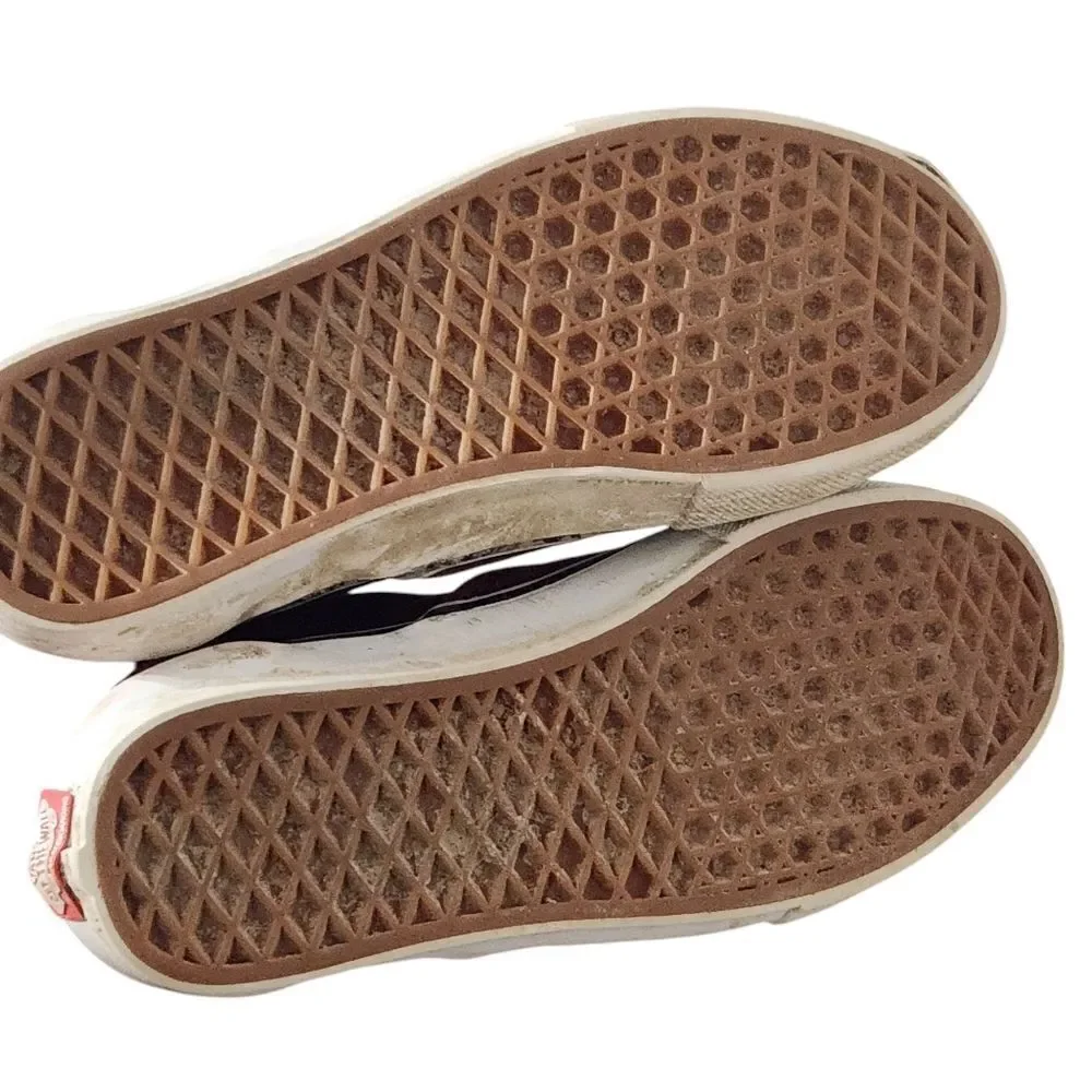 Vans Shoes Men's 7 Off The Wall PopCush Maroon Slip On Low Skateboarding Shoes